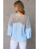 Darrahopens Women's Fashion > Tops & T-shirts Azura Exchange Du Jour Crochet Blouse - S