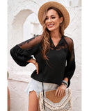 Darrahopens Women's Fashion > Tops & T-shirts Azura Exchange Lace Blouse - L