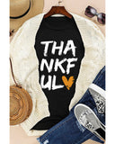 Darrahopens Women's Fashion > Tops & T-shirts Azura Exchange THANKFUL Heart Print T-Shirt - XL