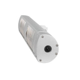 Wall-mounted installation of Devanti 3000W Infrared Strip Heater showing adjustable brackets