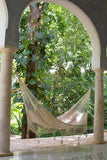 Mayan Legacy King Size Deluxe Outdoor Cotton Mexican Hammock in Cream Colour