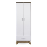2 Door Wardrobe w/ Drawer Oak
